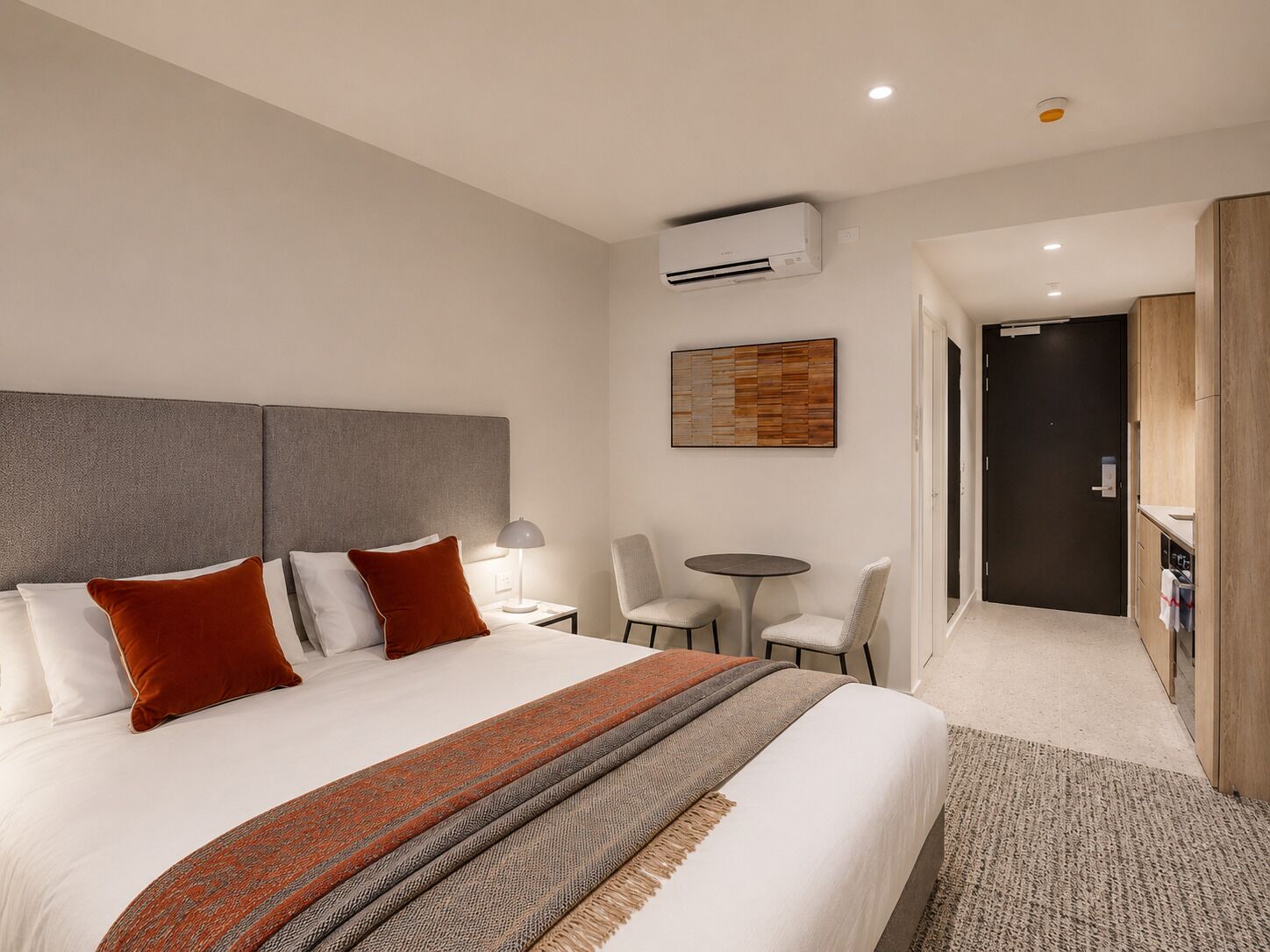 Premium bedding, pillowtop beds, in-room safe, desk