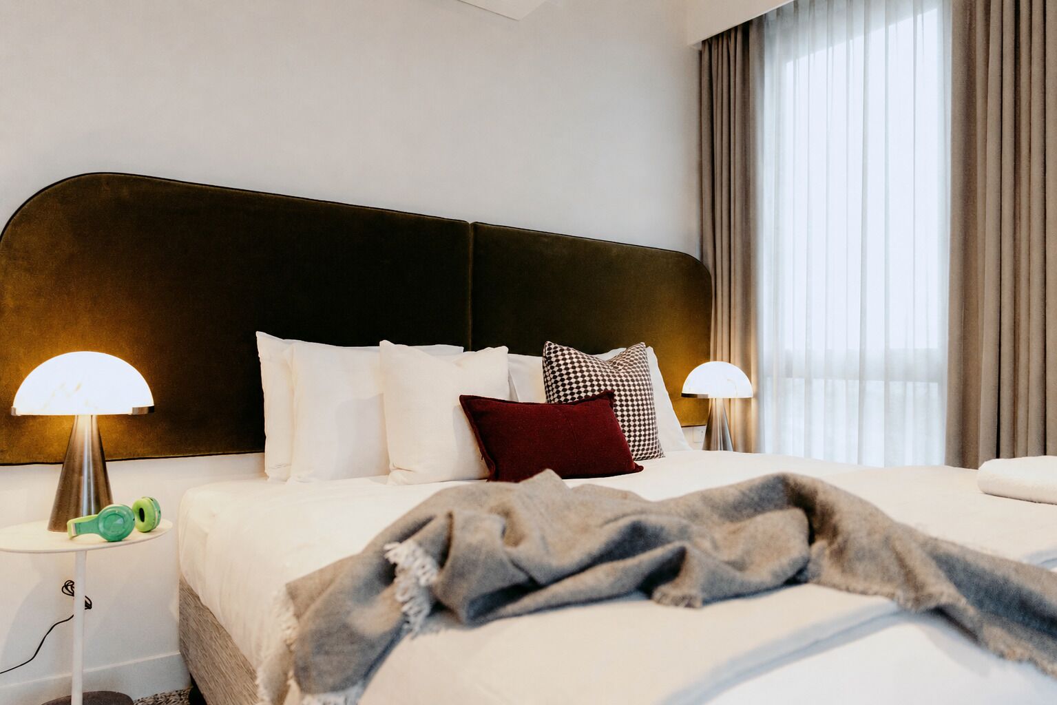 Premium bedding, pillow-top beds, in-room safe, desk