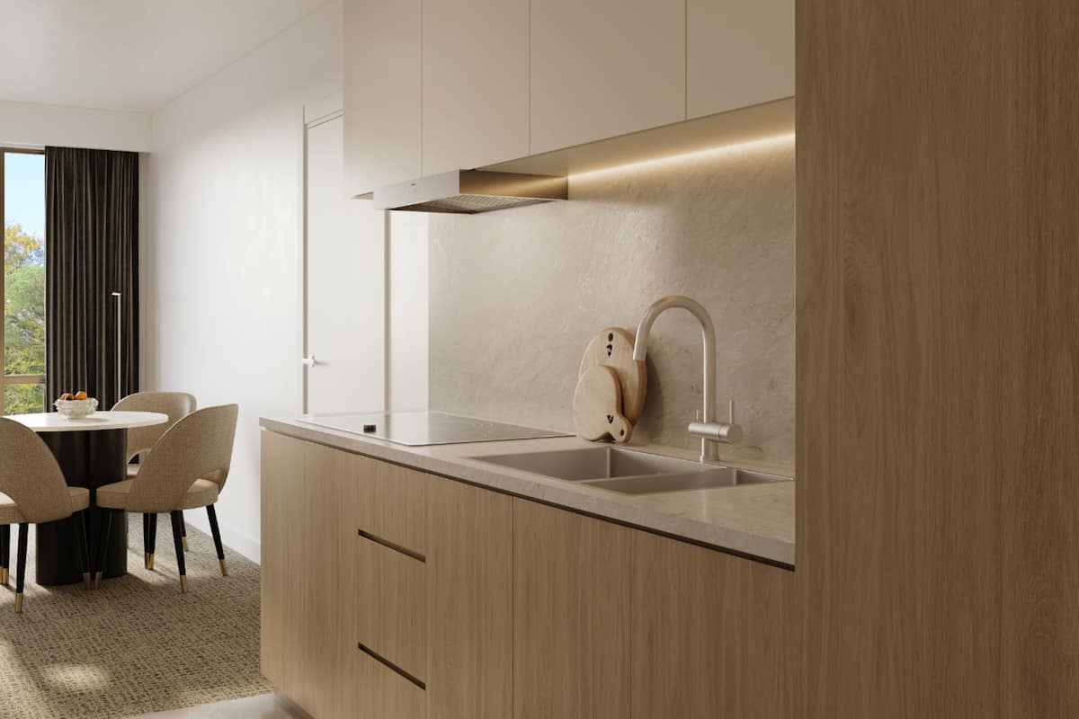 Full-size fridge, microwave, oven, dishwasher