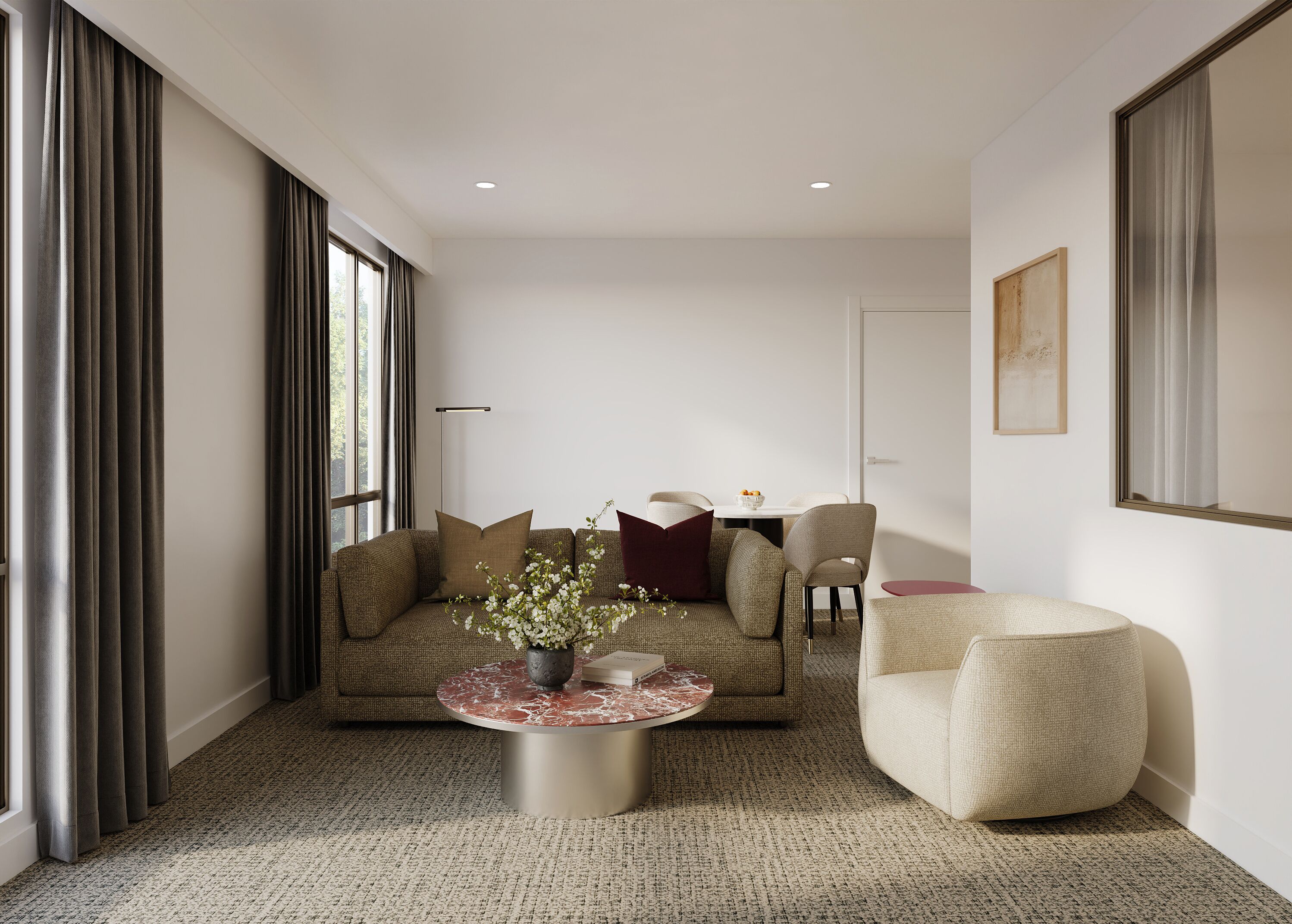 One Bedroom Apartment | Living area