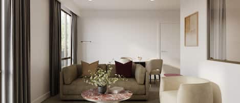 One Bedroom Apartment | Living area