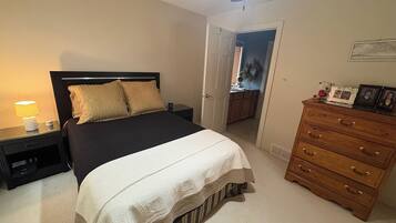 Desk, iron/ironing board, travel cot, free WiFi