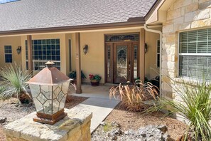 Exterior detail - 5-acre Hill Country home with views & outdoor entertaining - dog-friendly (Canyon Lake)