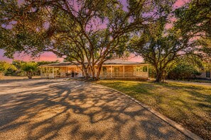 Property grounds - Spacious dog-friendly home settled on a serene property with wrap-around porch (Wimberley)