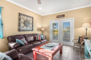 TV - River view condo with a pool, washer/dryer, central AC - snowbirds welcome (New Braunfels)