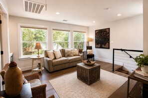 TV, table football - Modern Hill Country house w/kitchen, private pool/hot tub & great outdoor space (Wimberley)