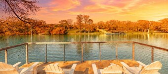 Lakefront home with hot tub, dock, kayaks, central AC, & great lake views