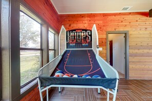 Children's area - Lakefront home with hot tub, dock, kayaks, central AC, & great lake views (McQueeney)