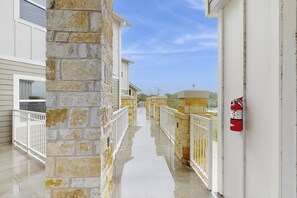 Terrace/patio - Premier brand new build penthouse condo on the Guadalupe River near Gruene (New Braunfels)