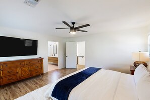 4 dormitorios, cuna de viaje, wifi gratis y ropa de cama