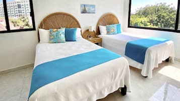 Iron/ironing board, WiFi, bed sheets