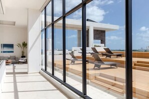 Interior - Cancun 1BR | Lagoon View | Rooftop Pool & Gym (Cancún)