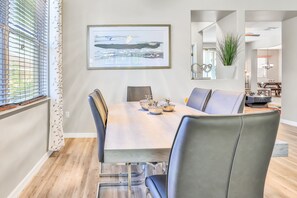 Dining - Dog-Friendly Home w/ Private Hot Tub, High-Speed WiFi, AC, Washer/Dryer & Patio (Davenport)