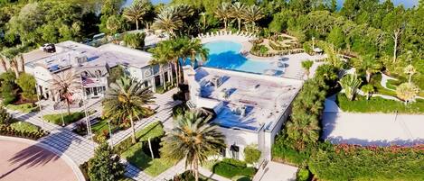 Et oppvarmet basseng