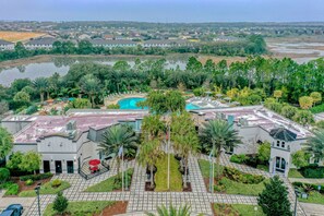 Exterior - No Worries Retreat | Disney-themed townhouse in Davenport with resort amenities (Davenport)