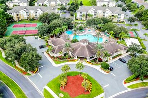 Exterior - Resort home with private pool, hot tub, tennis, game room, gym, sports courts (Kissimmee)