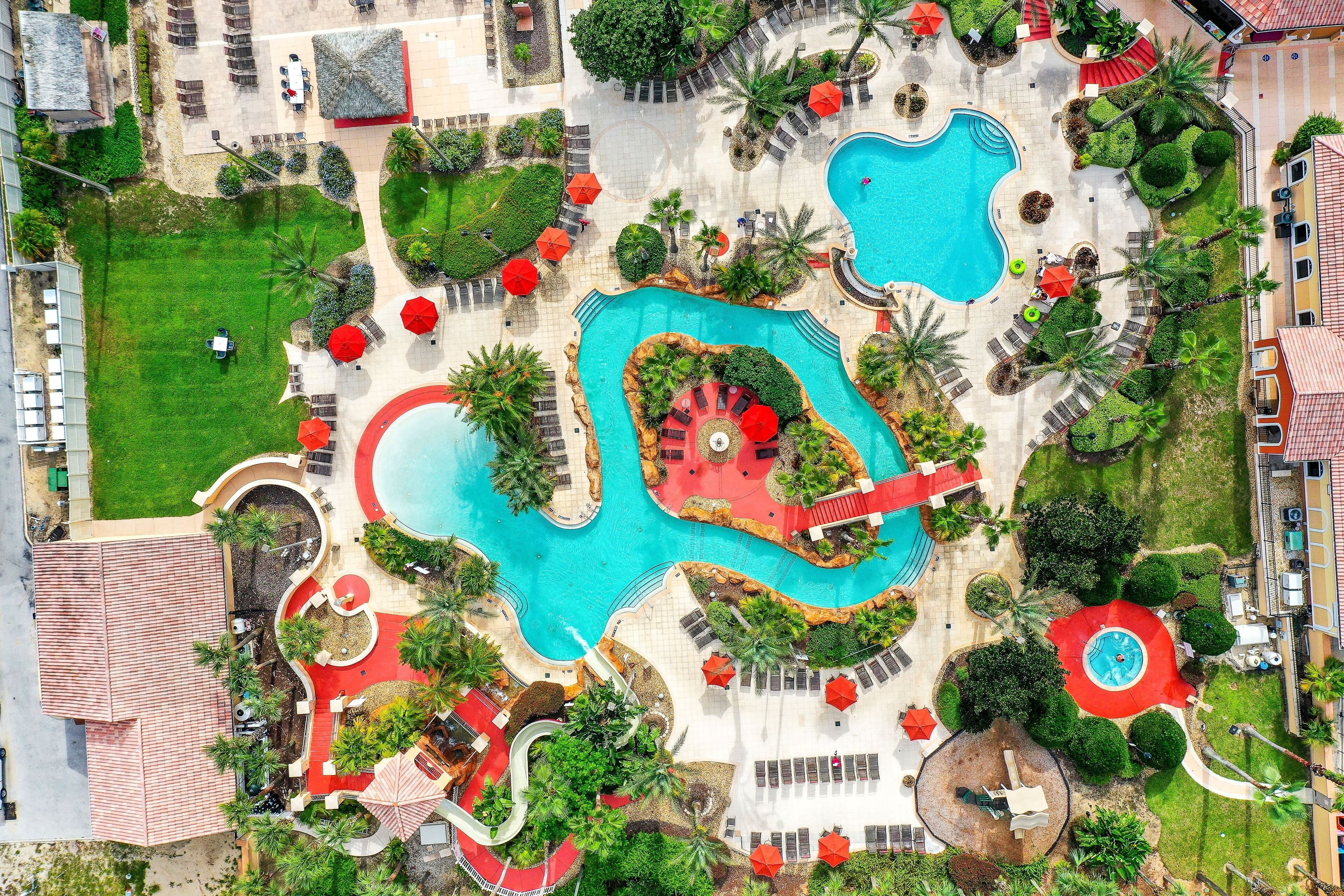 Een verwarmd zwembad