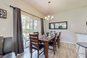Dining - Renovated Emerald Island Gem | Heated Pool, Hot Tub, Tennis & Volleyball (Kissimmee)