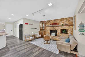 Interior - Lakefront home with water views, foosball, screened porch, & private W/D (Lake Placid)