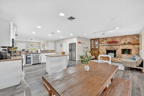 Interior - Lakefront home with water views, foosball, screened porch, & private W/D (Lake Placid)