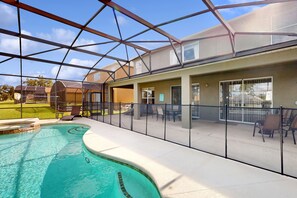 Pool - Spacious 6BR resort home with private pool, game room & near Disney parks (Kissimmee)