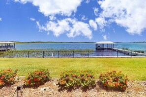 Property grounds - Lakefront home with private dock, garage parking, sunroom,W/D and WIFI (Sebring)