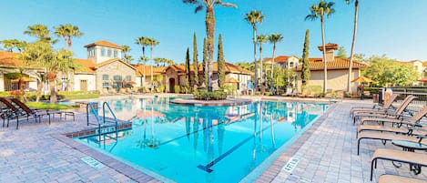 Una piscina riscaldata