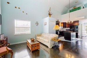 TV, DVD player, books, video library - Riverfront home with internet, washer and dryer, and perfect for kayaking (Sebring)