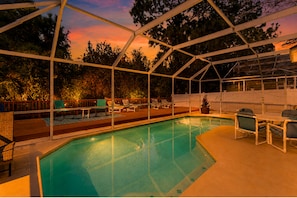 Pool - Kissimmee 4BR Villa | Private Heated Pool & BBQ (Kissimmee)