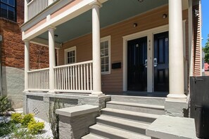 Exterior detail - Forsyth Historic Duplex Sleeps 10 - Great for large Groups! (Savannah)