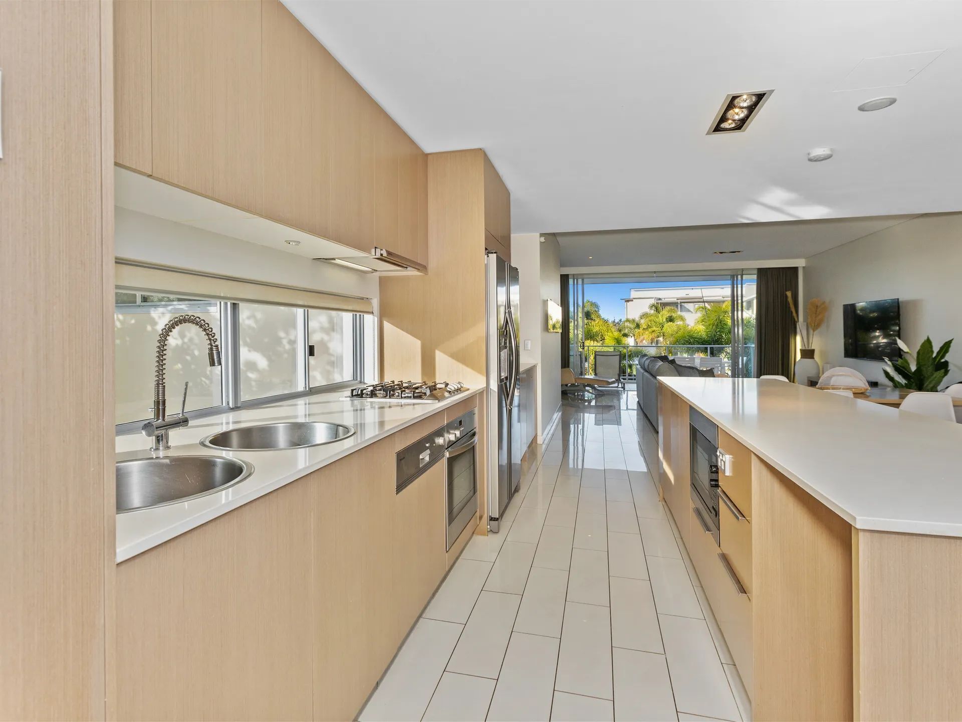 Apartment, Pool View | Private kitchen