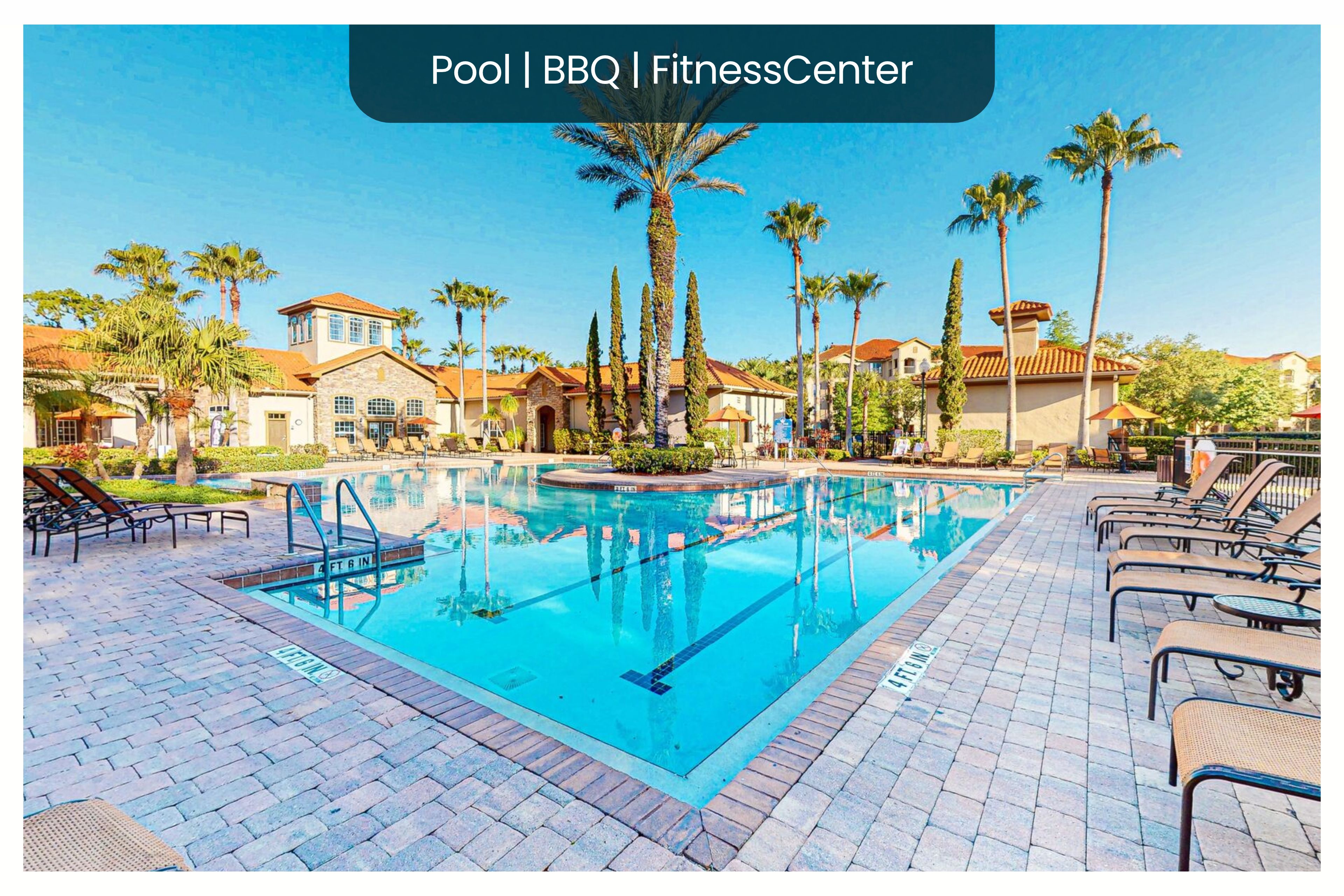 Stay in our comfortable 2-bedroom condo at Tuscana Resort near Orlando