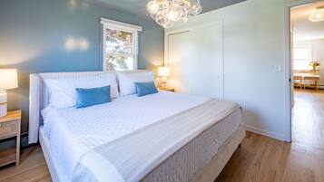 Blackout drapes, iron/ironing board, free WiFi