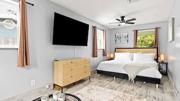 3 bedrooms, iron/ironing board, travel crib, free WiFi
