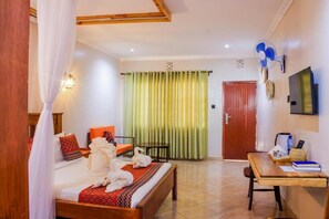 Phòng đôi Deluxe | Truy cập Internet không dây miễn phí, bộ trải giường 