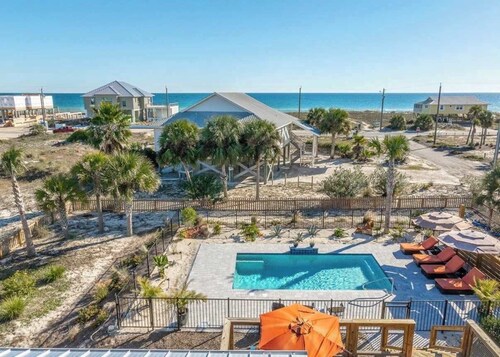 New St. George Island Beach Rental | Private Pool, Golf Cart Included, Pet Friendly, Direct Beach Access