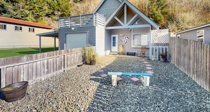 Family friendly home near the ocean with a yard, gas grill, full kitchen, W&D