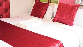 Wi-Fi de cortesia, roupa de cama