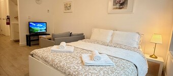Modern Studio with Wi-Fi and Kitchen!
     (Steps away from public transit)