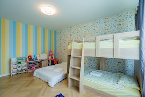 4 habitaciones, internet y ropa de cama