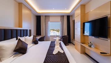 Executive-Doppelzimmer, Stadtblick | Zimmersafe, schallisolierte Zimmer, kostenloses WLAN