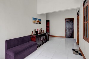 Sitteområde i lobbyen