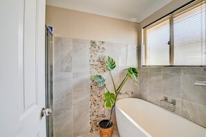 Towels, soap, toilet paper