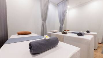 Body treatments, aromatherapy, hot stone massages, deep-tissue massages