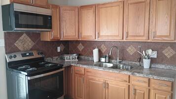 Microwave, oven, stovetop