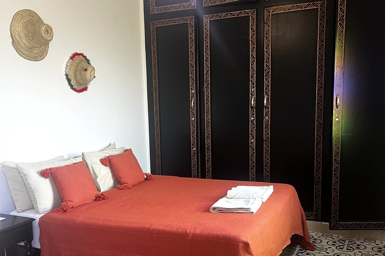 Deluxe Double Room, 1 King Bed, Private Bathroom, Pool View | Individually decorated, individually furnished, free WiFi, bed sheets