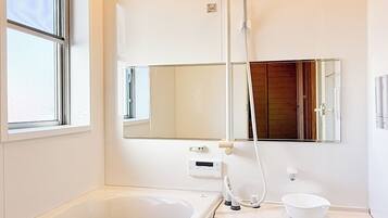 Hair dryer, towels