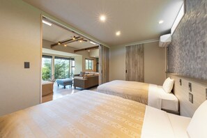 Desk, free WiFi, bed sheets - For 3 people With openair bath Premium villa  / North Dublin Yamanashi (North Dublin)