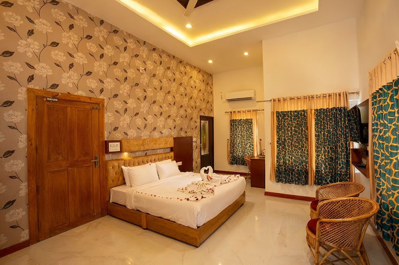 Kamar Double Premium | Wi-Fi gratis dan seprai linen