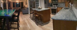 Fridge, microwave, oven, stovetop -  4 BEDROOM HOME ON THE MISSISSIPPI RIVER.  (Champlin)